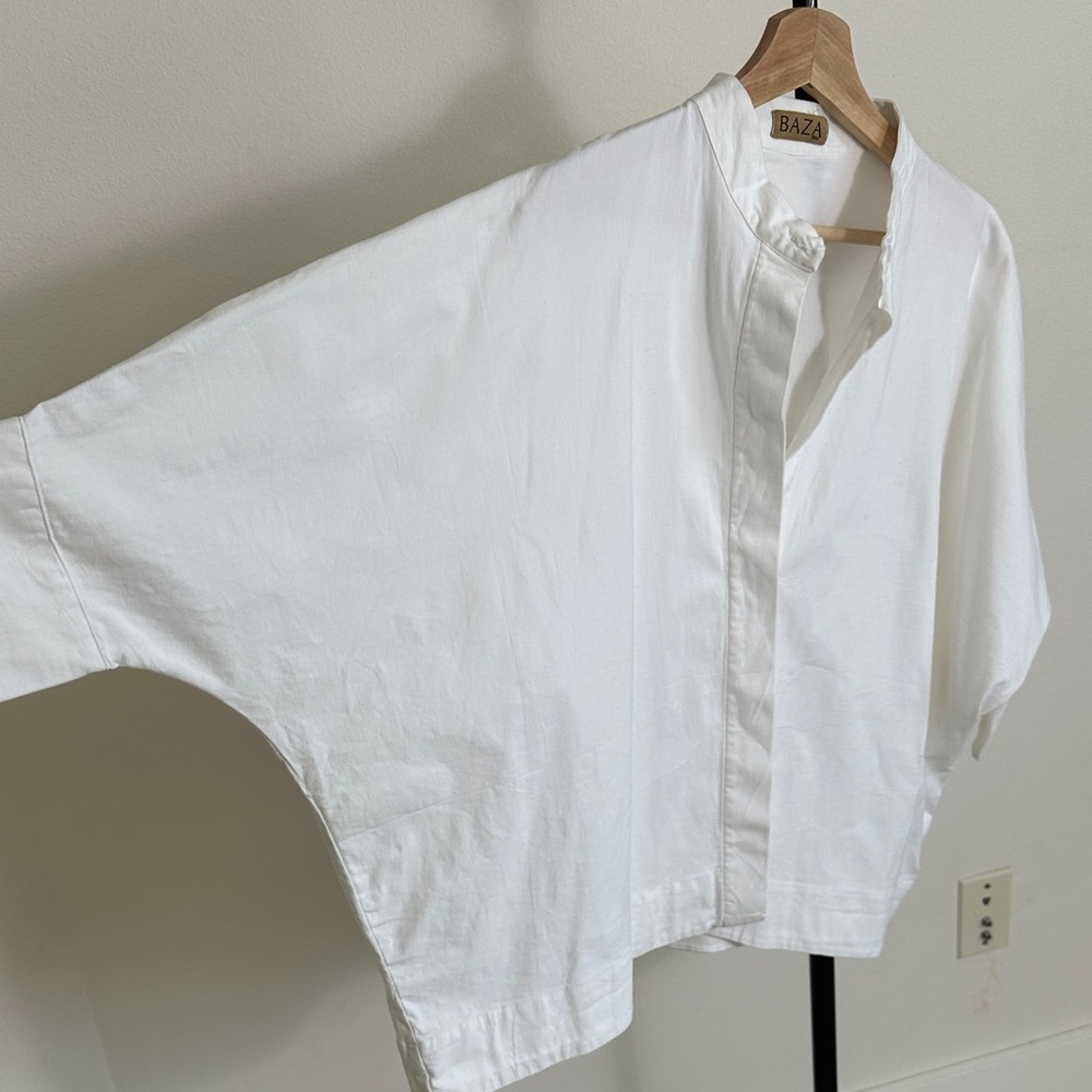 Cotton White Button Down Shirt​